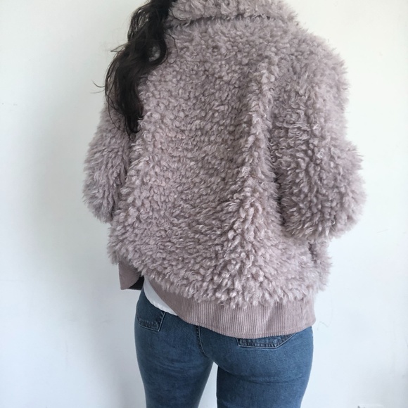 COPY - BCBGeneration faux fur teddy coat L - Picture 3 of 11